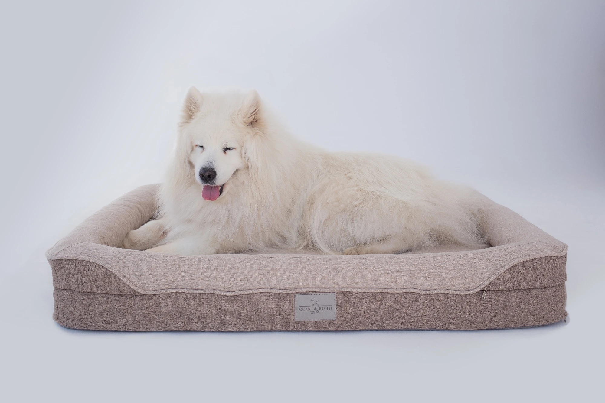 Ортопедическая лежанка Comfort XL Baige/Sand